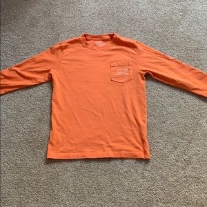An orange vineyard vines long sleeve shirt